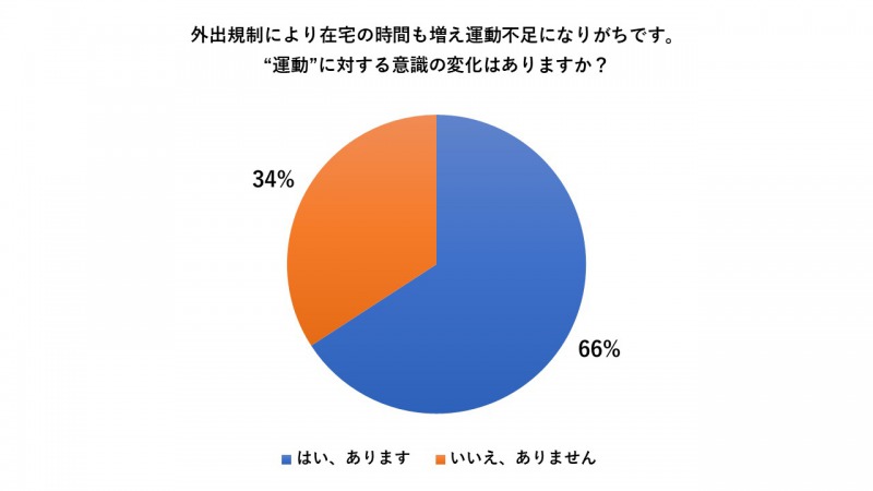 自宅フィットネスに関する意識調査のアンケートデータ